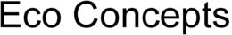 ECO CONCEPTS trademark