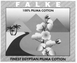 FALKE 100% PIUMA COTTON FINEST EGYPTIANPIUMA COTTON trademark