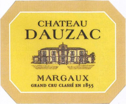 CHATEAU DAUZAC MARGAUX GRAND CRU CLASSÉ EN 1855 trademark