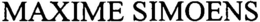 MAXIME SIMOENS trademark