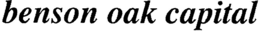 BENSON OAK CAPITAL trademark