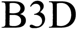 B3D trademark