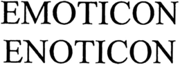EMOTICON ENOTICON trademark