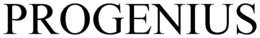 PROGENIUS trademark