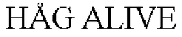 HÅG ALIVE trademark