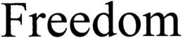 FREEDOM trademark