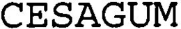 CESAGUM trademark