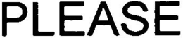 PLEASE trademark