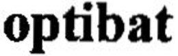 OPTIBAT trademark