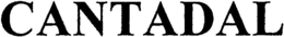 CANTADAL trademark