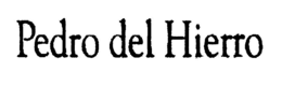 PEDRO DEL HIERRO trademark