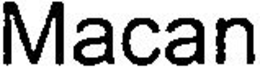 MACAN trademark