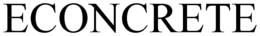 ECONCRETE trademark