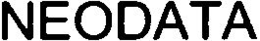 NEODATA trademark