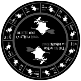 DIE ROTE HEXE LA STREGA ROSSA THE RED WITCH LA SORCIERE ROUGE trademark