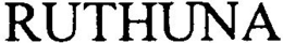 RUTHUNA trademark