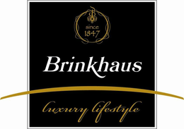 BRINKHAUS LUXURY LIFESTYLE SINCE 1847 trademark