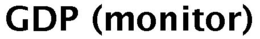 GDP (MONITOR) trademark