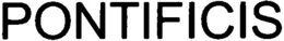 PONTIFICIS trademark