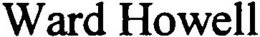 WARD HOWELL trademark