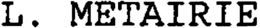 L. METAIRIE trademark