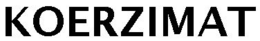 KOERZIMAT trademark