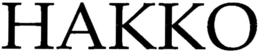 HAKKO trademark