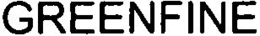 GREENFINE trademark
