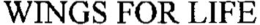 WINGS FOR LIFE trademark