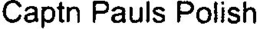 CAPTN PAULS POLISH trademark