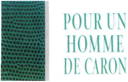 POUR UN HOMME DE CARON trademark