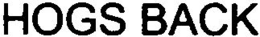 HOGS BACK trademark