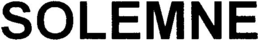 SOLEMNE trademark