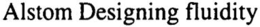 ALSTOM DESIGNING FLUIDITY trademark