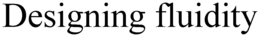 DESIGNING FLUIDITY trademark