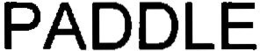 PADDLE trademark