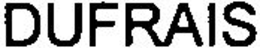 DUFRAIS trademark
