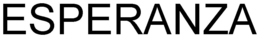 ESPERANZA trademark