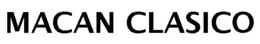 MACAN CLASICO trademark