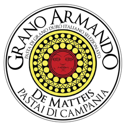 GRANO ARMANDO PASTA DI GRANO DURO ITALIANO SELEZIONATO DE MATTEIS PASTAI DI CAMPANIA trademark