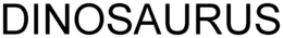 DINOSAURUS trademark