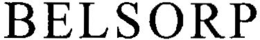 BELSORP trademark