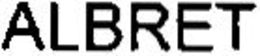 ALBRET trademark