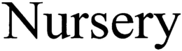 NURSERY trademark