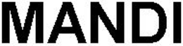MANDI trademark