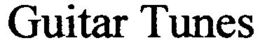GUITAR TUNES trademark