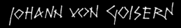 JOHANN VON GOISERN trademark