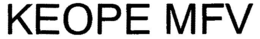 KEOPE MFV trademark