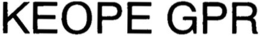 KEOPE GPR trademark