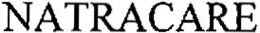 NATRACARE trademark